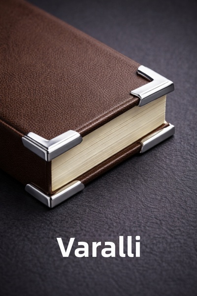 Varalli واقي زاوية الكتب بتصميم معدني فاخر (12 قطعة) 23x23 مم