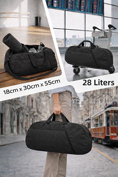 KAFF Geantă de umăr cu curea reglabilă de dimensiuni mari - Geantă de călător...