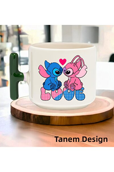 Tanem Tasarım Cup Coffee Tea Cup Gift Valentine's Day - t Handle Mug