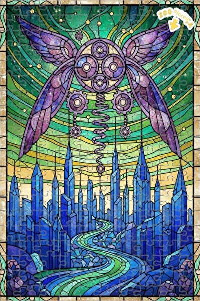 Teona Ahşap لغز خشبي من ميستيك كراكد جلاس سيتي آند فلِد ميكانيكال إنتيتي 200 ...