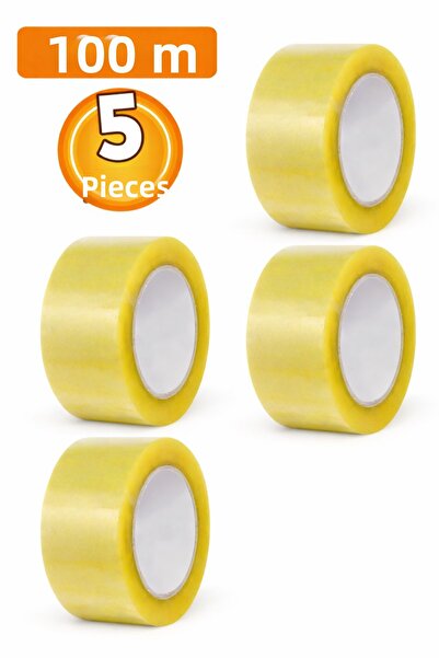 Badem10 Bandă adezivă de 45 mm - 100 de metri Bandă adezivă transparentă, put...