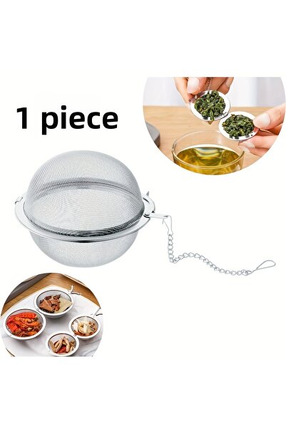 Choice كرة ترشيح بنكهة الشاي، مصنوعة من الفولاذ المقاوم للصدأ 304، مقاس 2.04 ...