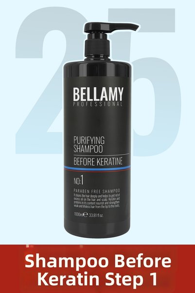 Bellamy Brazilian Keratin Pre-Shampoo Paraben-Free 1000ml