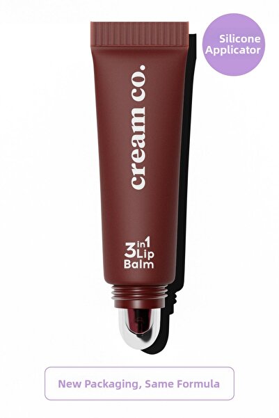 Cream Co. مرطب وملمع الشفاه 3 في 1 |   العناية بالشفاه |   الكرز الأسود بورجو...