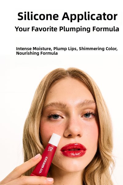 Cream Co. Moisturizing Brightening 3in1 Lip Balm |   Lip Care Strawberry Sorbet Red Hyaluronic Acid Ceramide