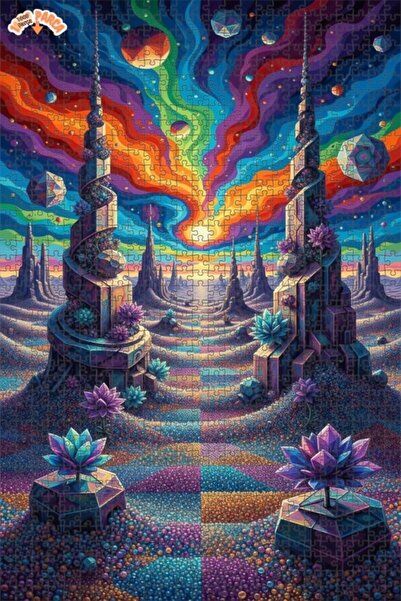 Teona Ahşap لغز خشبي بإطار مزدوج الطبقات من سايدكيدليك ريوم لاند 1000 قطعة 70x50