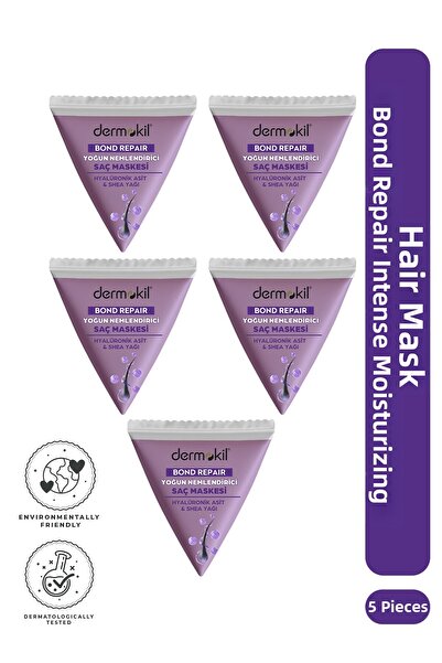 Dermokil Bond Repair Intensive Moisturizing Hair Mask Set 25 ml X 5 Pcs