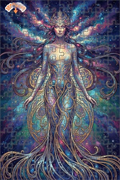 Teona Ahşap لغز خشبي بإطار مزدوج الطبقات منقوش للنساء من كوزميك 150 قطعة 20×30