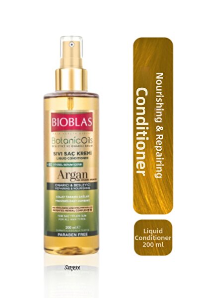 Bioblas Botanic Oils Argan Oil Balsam lichid 200 Ml Crema reparatoare de ingr...