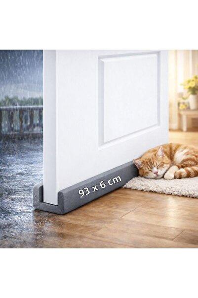 baffhome 2 Pieces under Door Windproofing Heat Insulation Sponge Cold Wind Preventer
