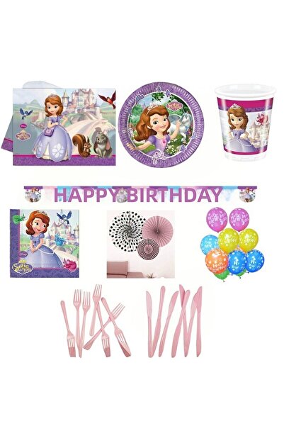 PARTİ SEPETİ Set de petrecere tematică Sofia pentru 8 persoane