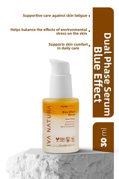 Iva Natura مصل العناية بالبشرة المضاد للضوء الأزرق يحتوي على فيتامين بيتا كار...