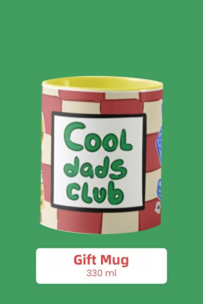 Hello Melody Design كوب "COOL DADS CLUB" - طباعة رقمية، تصميم هدية كوب للأب 3...