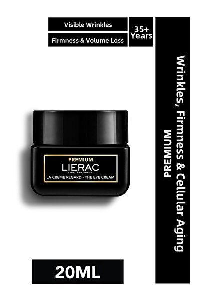 Lierac بريميوم كريم العين 20 مل - كريم مضاد للشيخوخة لإضفاء الإشراق على منطقة...
