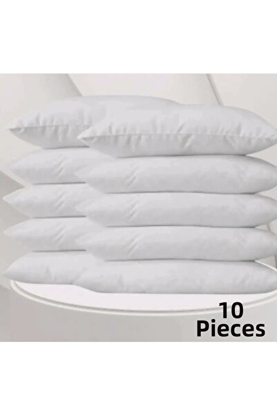 ENESSA White Pillowcase Inner Lining 50X70 cm Zippered Pillow Protector