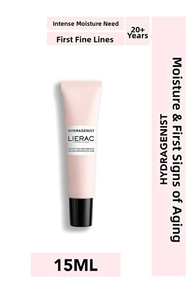 Lierac كريم مرطب هيدراجينيست، كريم العناية بمحيط العين لإضفاء الإشراق، 15 مل ...