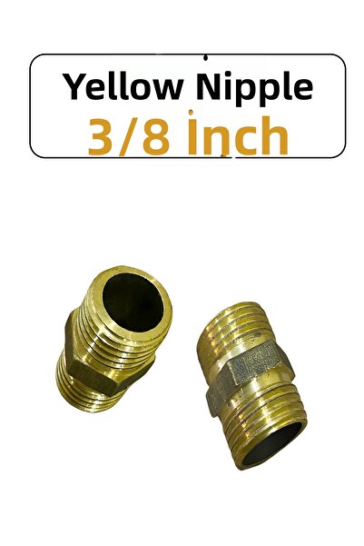 Trendhouse Ορειχάλκινη κίτρινη νεσελώνα 3/8 ίντσας