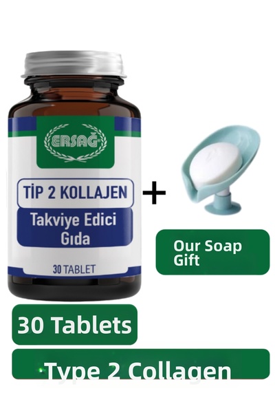 Ersağ Ersag Type 2 Collagen Tablets - Our Soap Dispenser Gift 2098-837