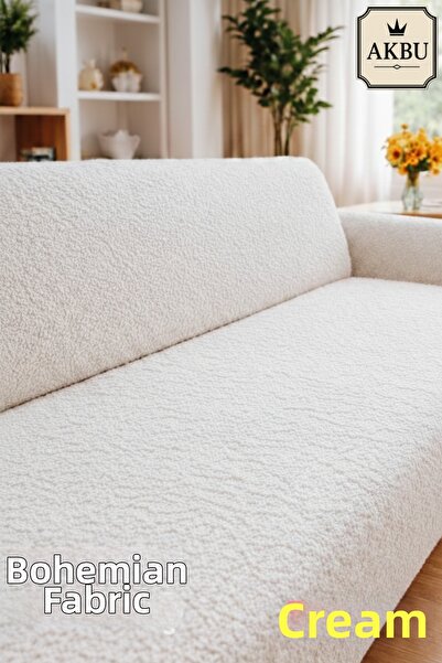 AKBU Bohemian Sofa Cover 3-Piece |   New Fason Bohemian Fabric |   Flexible E...