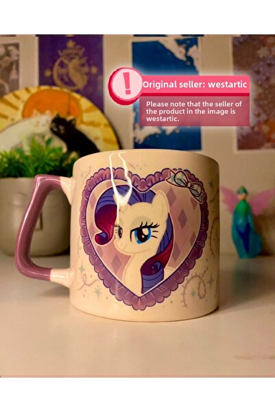 D&Y GAUDERY My Little Pony |   Rarity Printed Mug Cup Tea Coffee Cup