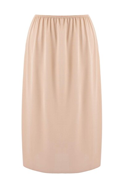Trendyol Collection Hautfarbener, flacher Unterrock/Unterrock ohne Sichtbarke...