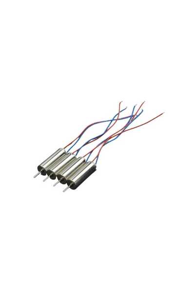 Robotistan Çekirdeksiz (Coreless) Mikro Motor (7*20mm) - 4 Adet
