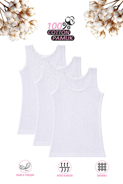 ÖZKAN underwear Özkan 42774 Πακέτο 3 τεμαχίων για κορίτσια, 100% βαμβακερό ελ...