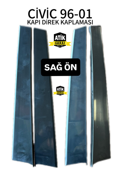 Honda İES CİVİC 1996-2001 MODEL UYUMLU SAĞ ÖN KAPI DİREK BAKALİT KAPLAMA ORJİNAL