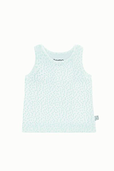 Boumini Strappy Baby and Kids T-Shirt - Leaves Mint