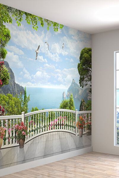 dreamwall Duvar Kağıdı Deniz Manzarası Desenli Isı Ve Ses Yalıtımlı Sağlıklı ...