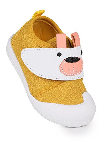 Kiko Kids Winni Cırtlı Erkek Bebek İlk Adım Panduf Ayakkabı