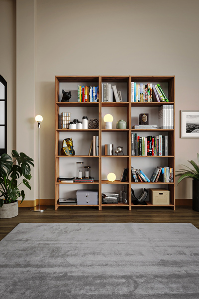 KZY GENİŞ MONTESSORİ KİTAPLIK ATLANTİK ÇAM