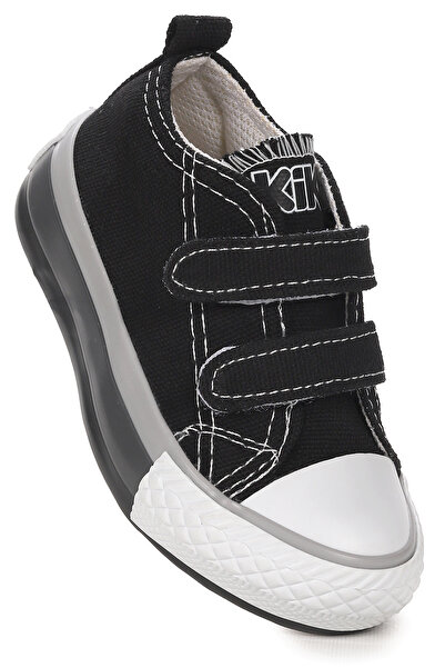 Kiko Kids Linen Cırtlı Erkek Bebek Keten Spor Ayakkabı