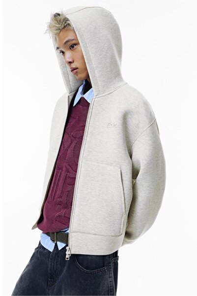 Pull & Bear STWD Kapüşonlu Fermuarlı Ceket
