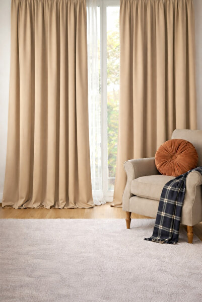 BD beyaz dokuma تعتيم بيج - مظلة شمسية مقاومة للضوء وستارة تعتيم حرارية