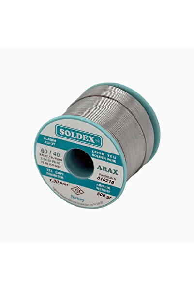 Soldex Sn60 Pb40 Arax Lehim Teli - 1.3mm 500gr
