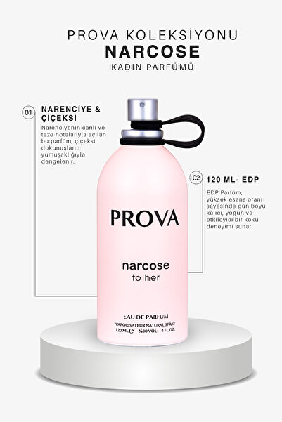 prova Narcose Edp Çiçeksi Narenciye Kadın Parfüm 120 ml