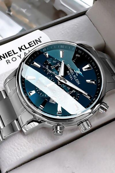 Daniel Klein Orjinal Erkek Kol Saati 3 Atm Su Geçirmez Gümüş Renk Çelik Kordo...