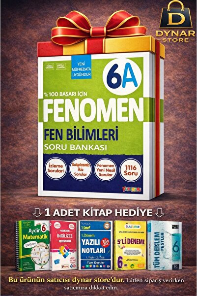 Fenomen Yayıncılık FENOMEN 6.SINIF FEN BILIMLERI (B) SORU BANKASI VE NARTEST ...