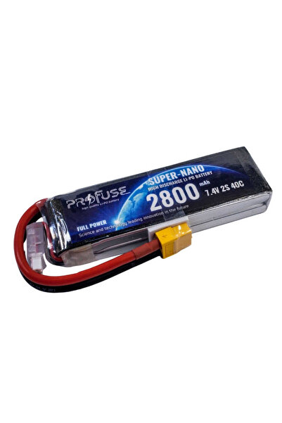 Profuse 7.4 V 2S Lipo Batarya-Pil 2800 mAh 35C