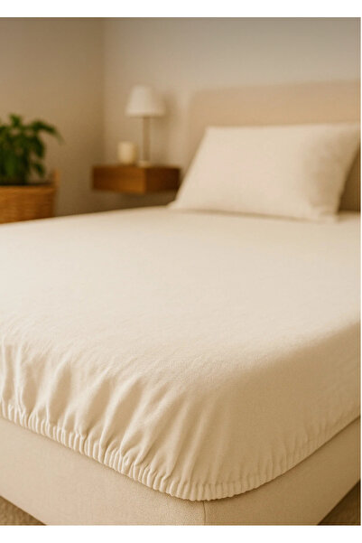 Bella Home Premium Quality Double Fitted Sheet - 100% Organic Cotton