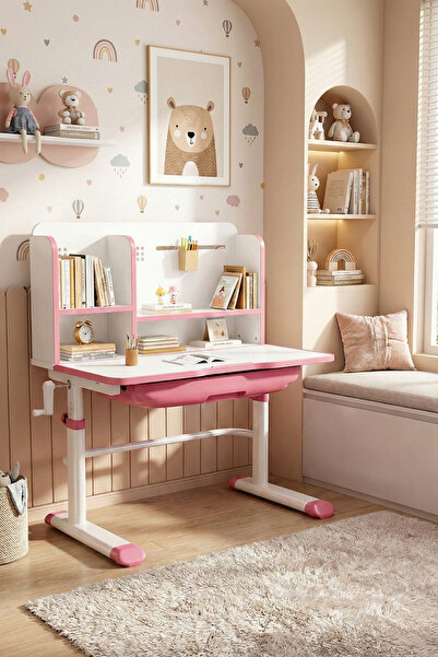 Karr Kids Sakura Yükseklik Ayarlı Çocuk Çalışma Masası
