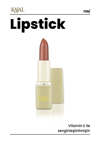 KAJAL Yumuşak Sürümlü Nemlendirici Parlak Ruj – SilkGlow Hydrating Satin Lips...