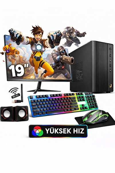 jetucuzal J-tech Newest I5-2300 8gb 256gb Ssd 19” Masaüstü Bilgisayar