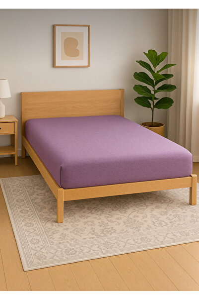 Bella Home Premium Quality Double Fitted Sheet - 100% Organic Cotton