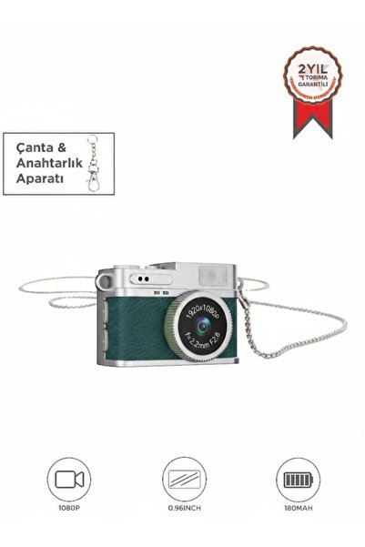 Torima Dijital Fotoğraf Makineleri Video Kamera Mini Anahtarlık 1080P CMR35 Y...