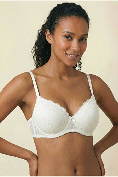 Infaith Women's Patterned Supportive Bra - Stylish Underwear with Underwire P...