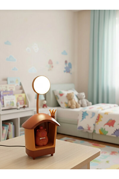 Home Çok Fonksiyonlu Kalemtraş Ve Kalemlikli Masa Ve Gece Lambası Kablosuz Şa...