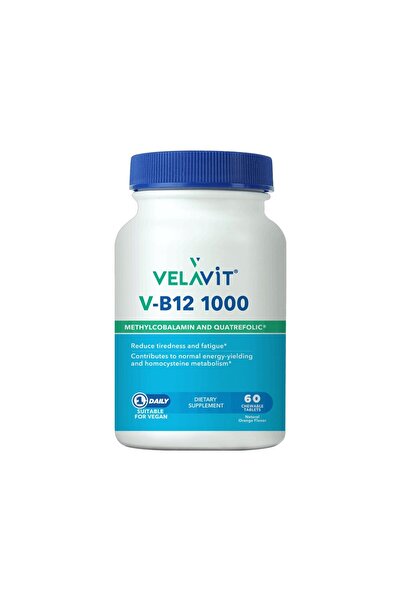 Velavit V-B12 1000 Dietary Supplement 60 Tablets