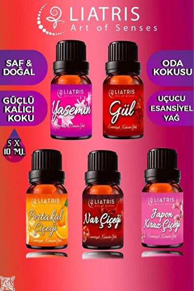 liatris JAPON KİRAZ ÇİÇEĞİ-YASEMİN-GÜL-NAR ÇİÇEĞİ-PORTAKAL ÇİÇEĞİ esansiyel u...